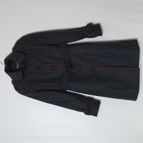 Kenneth Cole Wool-Cashmere Blend Coat - Picture 1 of 12